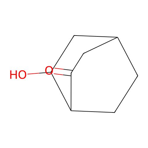 6-Hydroxybicyclo(2.2.2)octane-2-one structure
