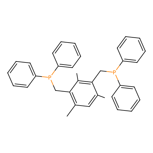 Phosphine, [(2,4,6-trimethyl-1,3-phenylene)bis(methylene)]bis[diphenyl- structure
