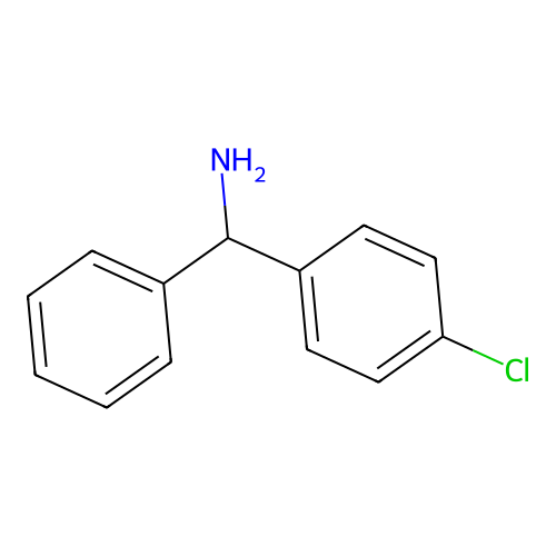 (4-Chlorophenyl)(phenyl)methanamine structure