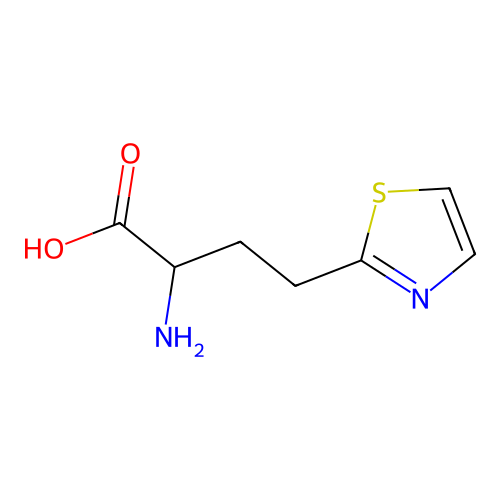 2-Amino-4-(1,3-thiazol-2-yl)butanoic acid structure