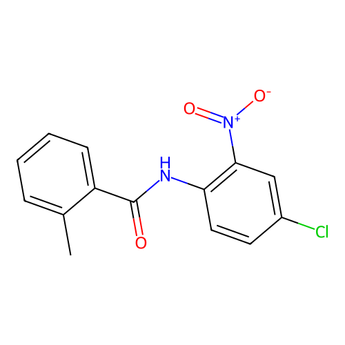 N-(4-chloro-2-nitrophenyl)-2-methylbenzamide structure