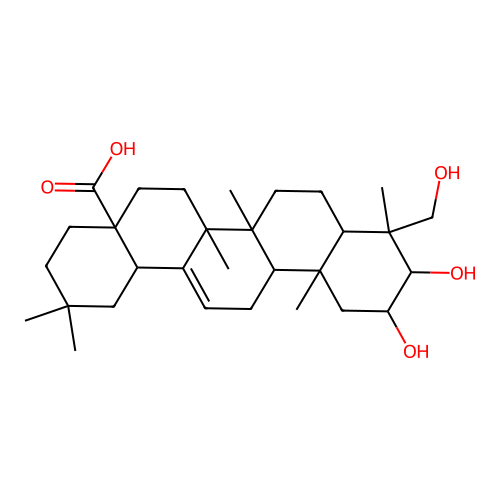 Arjunolic acid structure