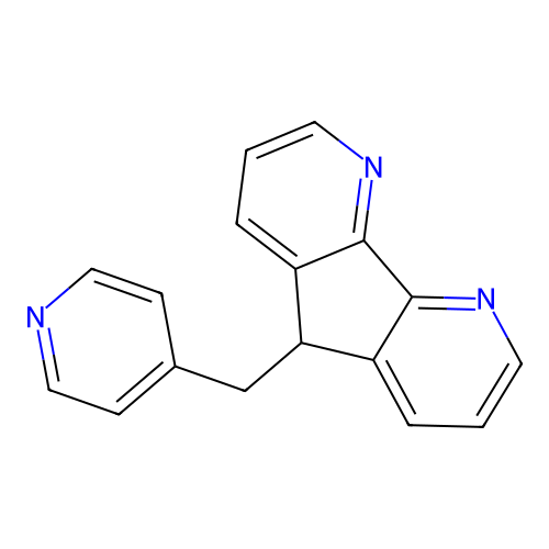 5-[(Pyridin-4-yl)methyl]-5H-cyclopenta[1,2-b:5,4-b']dipyridine structure