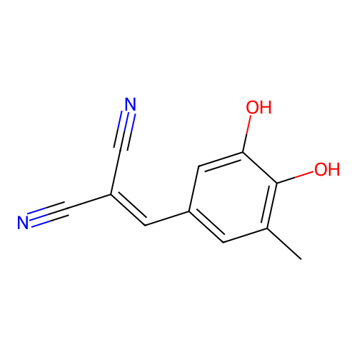 2-(3,4-Dihydroxy-5-methylbenzylidene)malononitrile structure