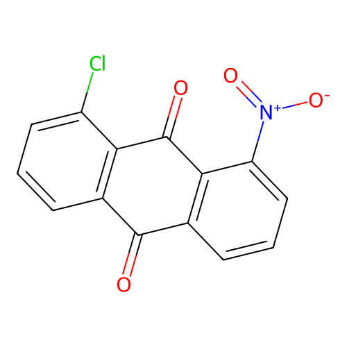 1-Nitro-8-chloroanthraquinone structure