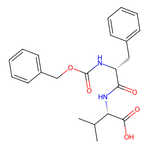 Z-D-Phe-Val-OH structure