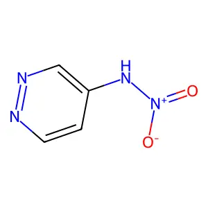 N-pyridazin-4-ylnitramide structure