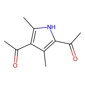 Pyrrole, 2,4-diacetyl-3,5-dimethyl- structure