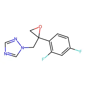 (R)-1-((2-(2,4-difluorophenyl)oxiran-2-yl)methyl)-1H-1,2,4-triazole structure