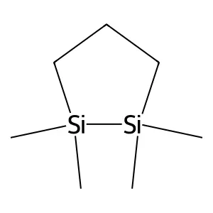 1,2-Disilacyclopentane, 1,1,2,2-tetramethyl- structure