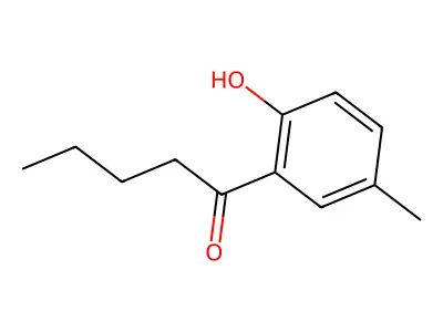 1-(2-Hydroxy-5-methylphenyl)-1-pentanone structure
