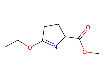 5-Ethoxy-3,4-dihydro-2h-pyrrole-2-carboxylic acid methyl ester structure