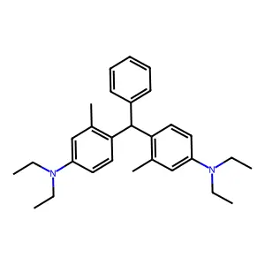 Benzenamine, 4,4'-(phenylmethylene)bis[N,N-diethyl-3-methyl- structure