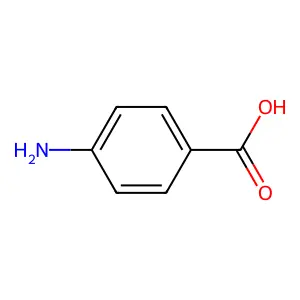 对氨基苯甲酸 structure