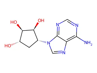 5'-Noraristeromycin structure