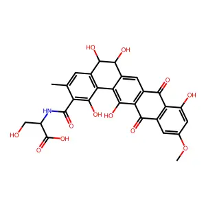 Pradimicinone Is structure