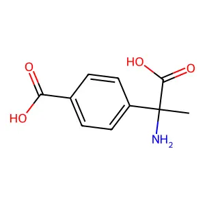 (S)-alpha-methyl-4-carboxyphenylglycine structure