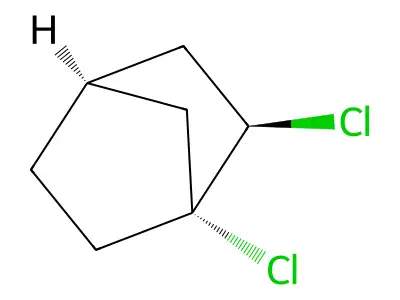 1,2-Dichlorobicyclo(2.2.1)heptane structure