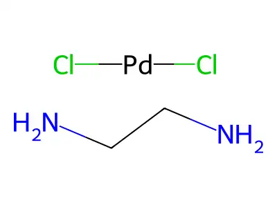 2,2-Dichloro-1,3-diaza-2-palladacyclopentane structure