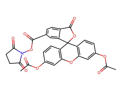 荧光素-NHS酯 structure