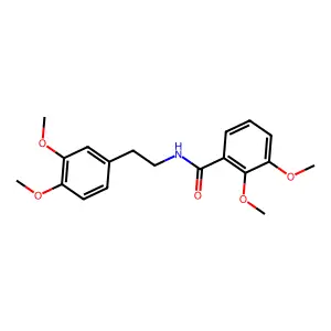 N-[2-(3,4-Dimethoxyphenyl)ethyl]-2,3-dimethoxybenzamide structure