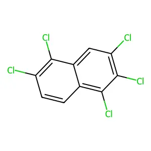 1,2,3,5,6-Pentachloronaphthalene structure