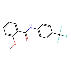 2-Methoxy-N-(4-(trifluoromethyl)phenyl)benzamide structure