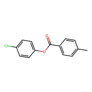 4-Chlorophenyl 4-methylbenzoate structure