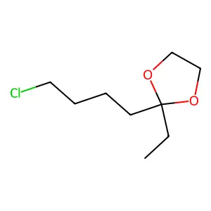 2-(4-Chlorobutyl)-2-ethyl-1,3-dioxolane structure