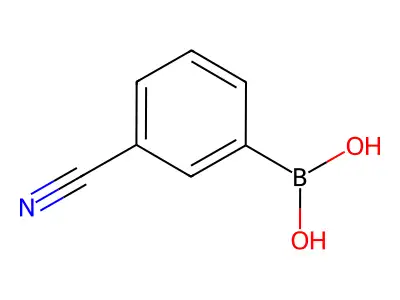3-Cyanophenylboronic acid structure
