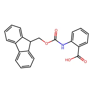 2-((((9H-fluoren-9-yl)methoxy)carbonyl)amino)benzoic acid structure
