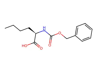 N-[(Benzyloxy)carbonyl]norleucine structure