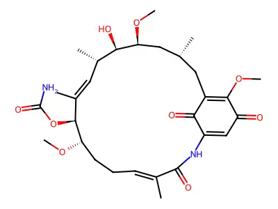 17-Dimethylaminogeldanamycin structure