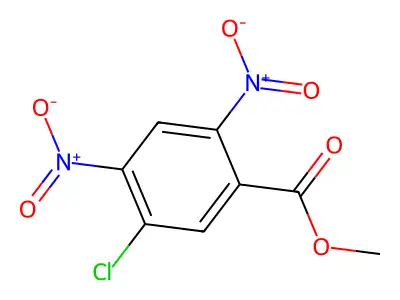 Methyl 5-chloro-2,4-dinitrobenzoate structure