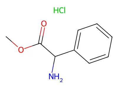 (2-Methoxy-2-oxo-1-phenylethyl)azanium;chloride structure