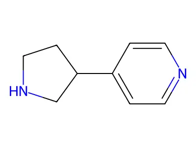 4-(Pyrrolidin-3-yl)pyridine structure