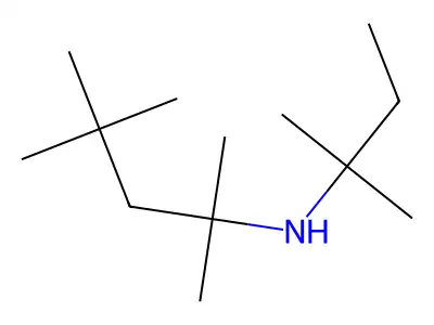 2-methyl-N-(2-methylbutan-2-yl)heptan-2-amine structure