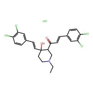 Chemical Compound (C24H24Cl5NO2) structure