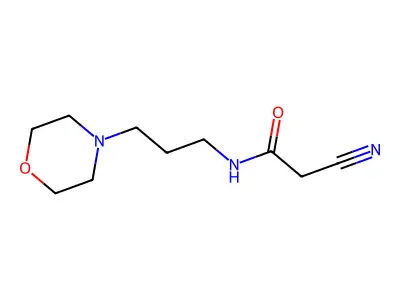 Acetamide, 2-cyano-N-[3-(4-morpholinyl)propyl]- structure