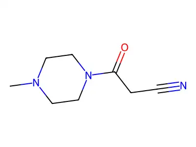 3-(4-Methylpiperazin-1-yl)-3-oxopropanenitrile structure