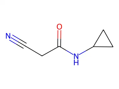 2-cyano-N-cyclopropylacetamide structure