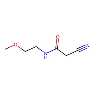 2-Cyano-n-(2-methoxy-ethyl)-acetamide structure
