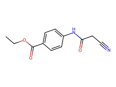 Ethyl 4-(2-cyanoacetamido)benzoate structure