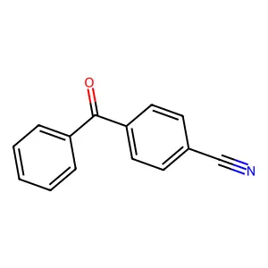 4-苯甲酰苯甲腈 structure