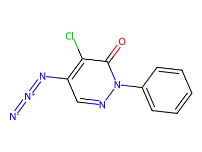 5-Azido-4-chloro-2-phenylpyridazin-3(2H)-one structure