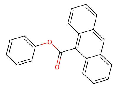 Phenyl anthracene-9-carboxylate structure