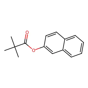 Naphthalen-2-yl 2,2-dimethylpropanoate structure