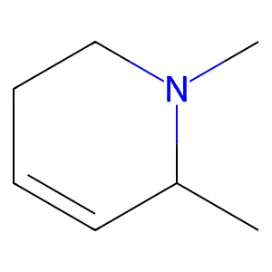 Pyridine, 1,2,5,6-tetrahydro-1,2-dimethyl- structure