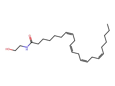 N-(2-羟基乙基)二十二碳-7,10,13,16-四烯酰胺 structure