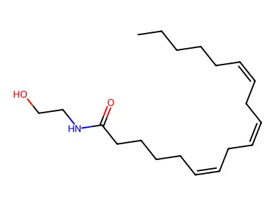 (8Z,11Z,14Z)-N-(2-Hydroxyethyl)-8,11,14-eicosatrienamide structure